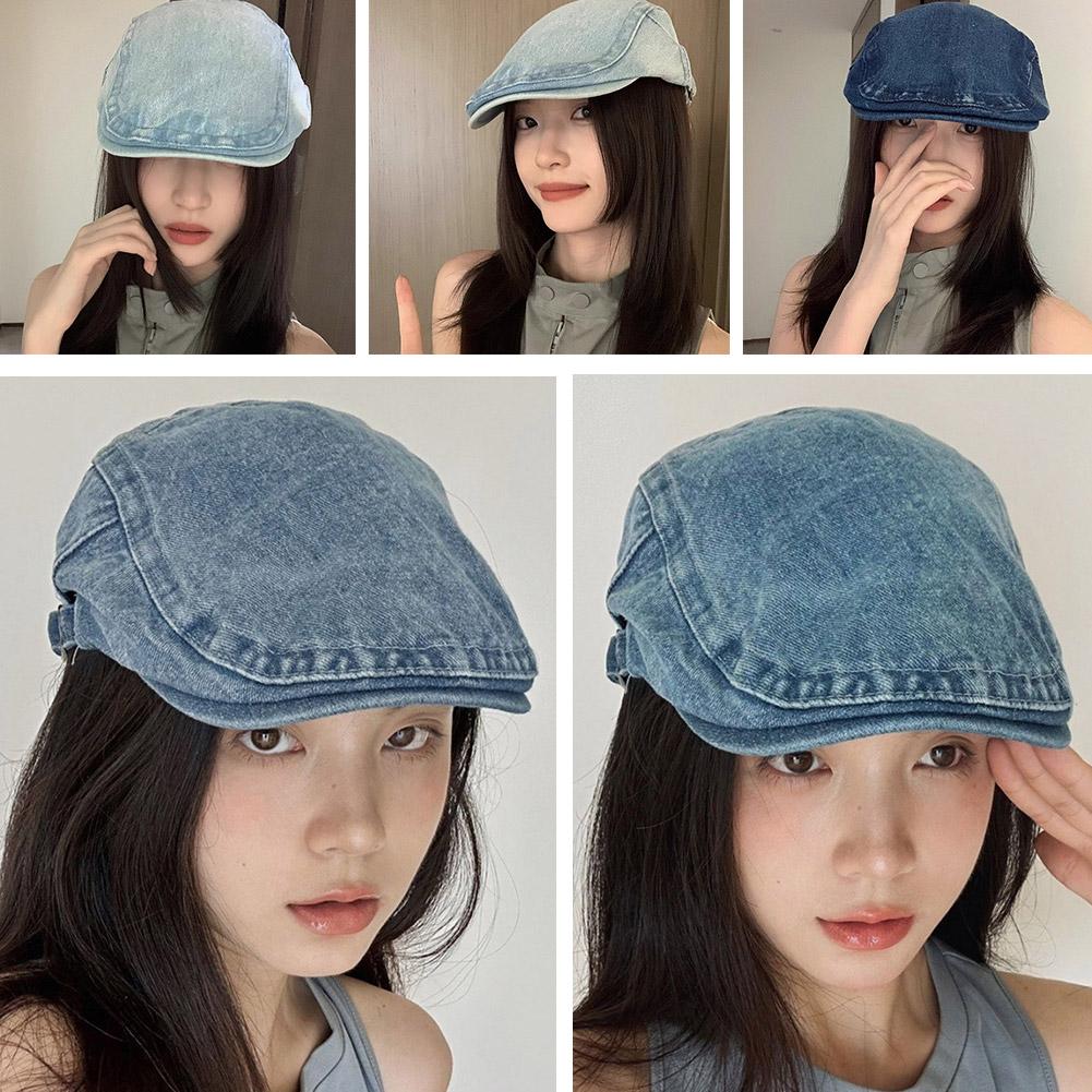 thumbnail image 3 of SGACAI Boina vaquera, gorra clásica para hombre y mujer, gorra sencilla de moda K6N3 τф, 3 of 7