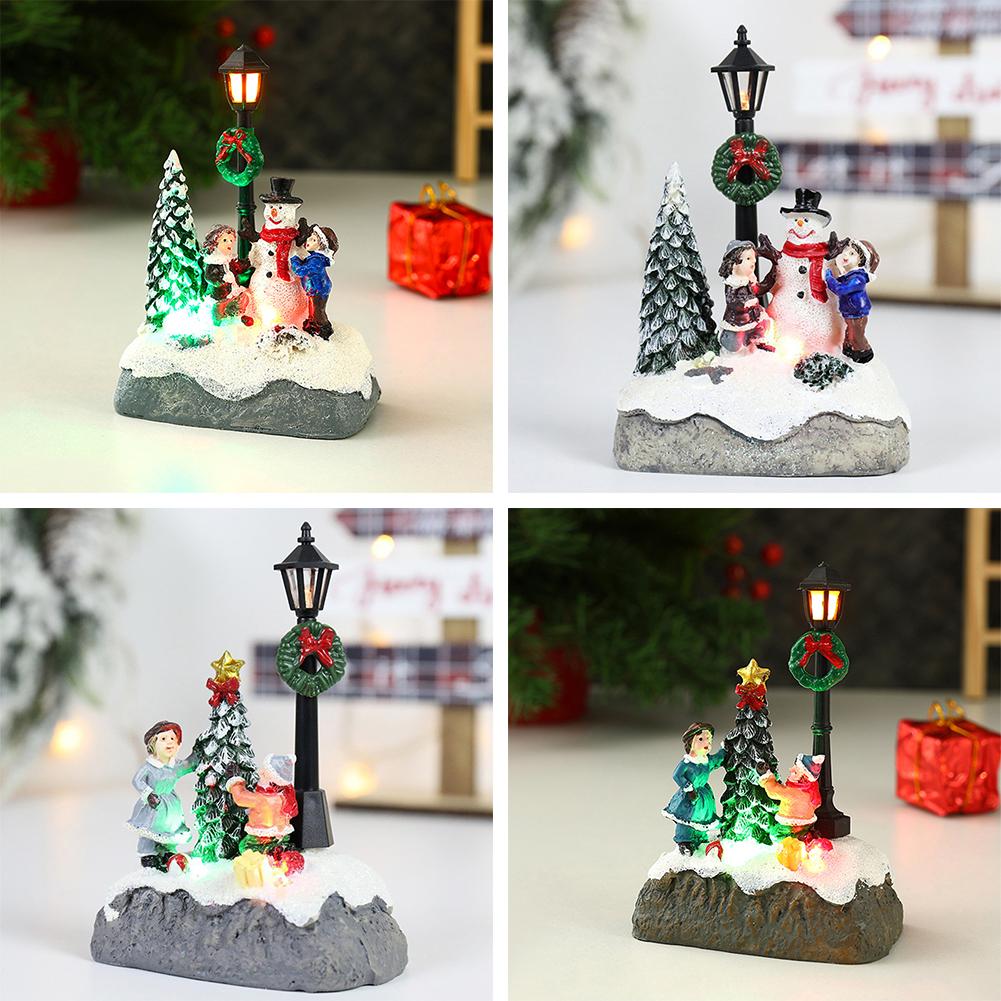 thumbnail image 3 of Ruifaya Mini luces navideñas decorativas de resina para casa de muñecas, microadornos paisajísticos I4, 3 of 7