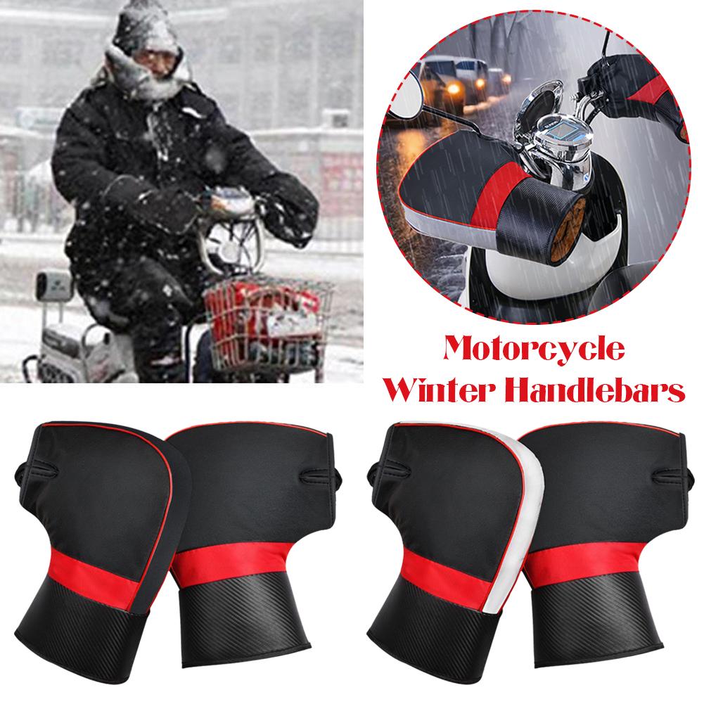 thumbnail image 4 of SGACAI Guantes de invierno para motocicleta, guantes universales para manillar de motocicleta, guantes protectores a prueba de viento, guantes gruesos para manillar de moto de nieve, ATV, scooter,, 4 of 7