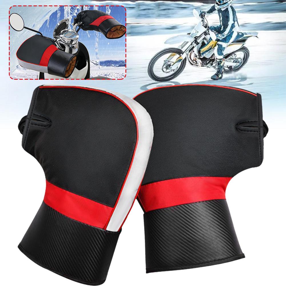 thumbnail image 3 of SGACAI Guantes de invierno para motocicleta, guantes universales para manillar de motocicleta, guantes protectores a prueba de viento, guantes gruesos para manillar de moto de nieve, ATV, scooter,, 3 of 7