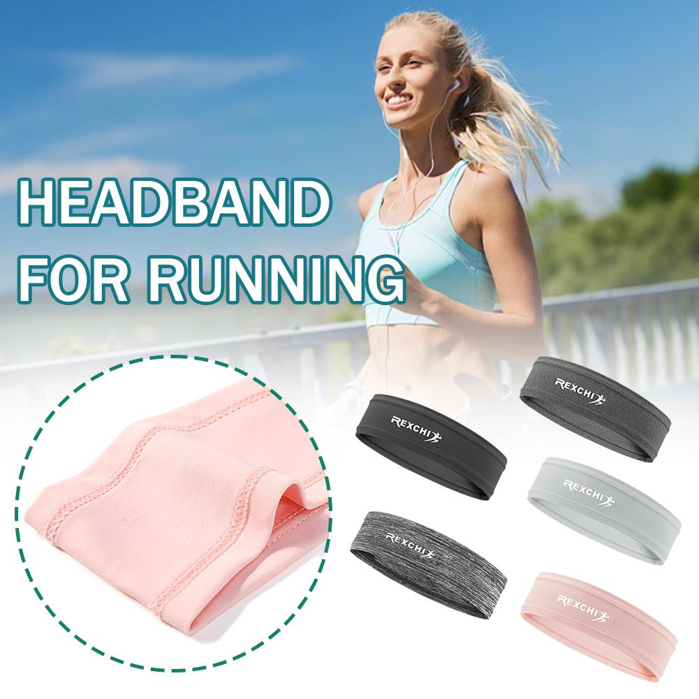 thumbnail image 3 of Ruifaya Diadema deportiva de seda de hielo para exteriores, ciclismo, carrera, transpirable, para yoga, D5, 3 of 7