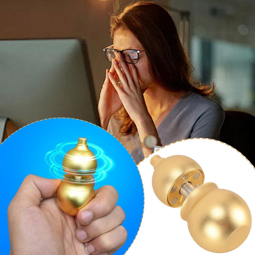 thumbnail image 2 of Ruifaya Juguetes antiestrés de calabaza - Deslizador antiestrés de metal 3 en 1 Fidget Clicker Fidget Spinner h ∪, 2 of 7
