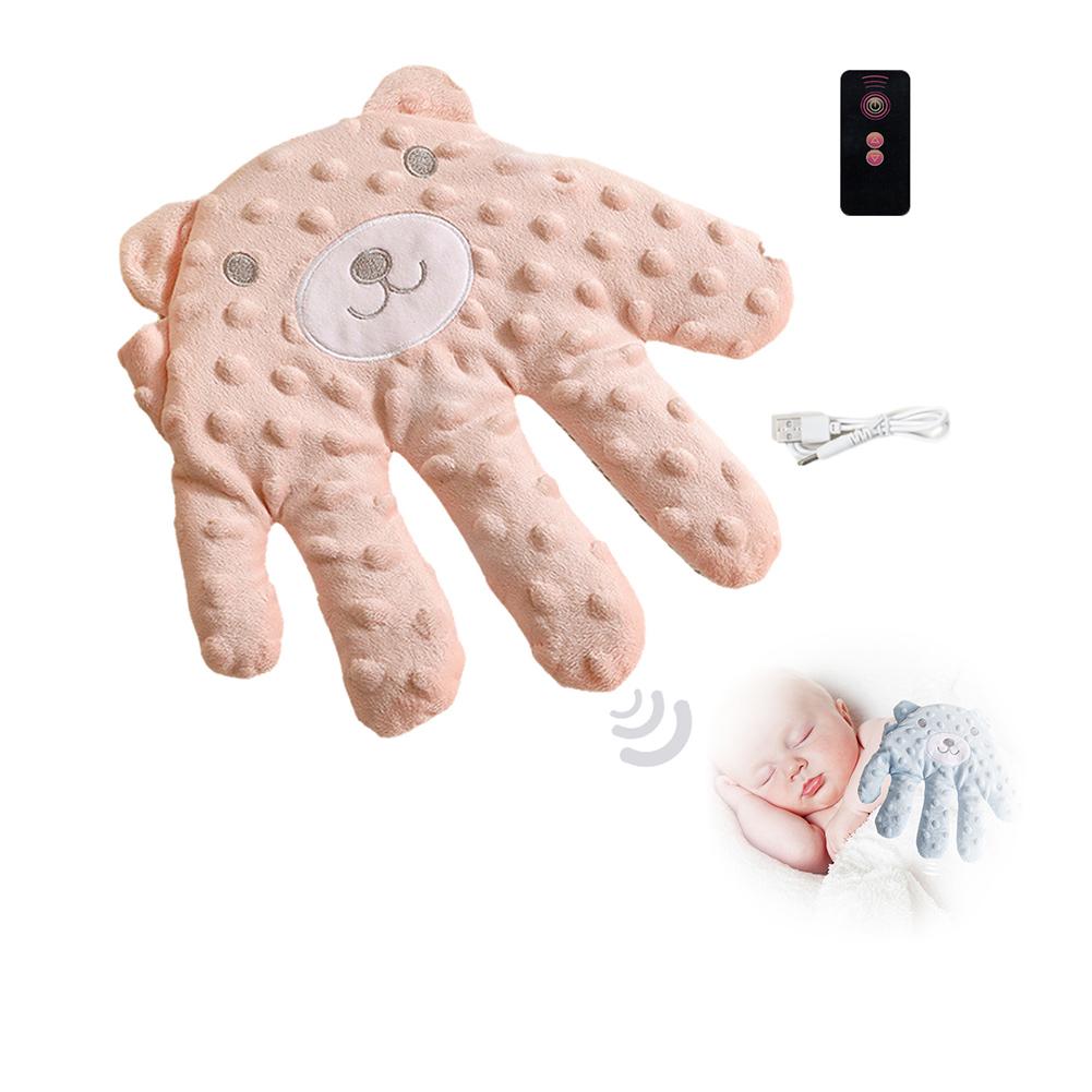 thumbnail image 4 of Wartleves TPALPKT - Palma calmante para bebés, almohada eléctrica para manos calmante para bebés, almohada para prevenir sobresaltos en bebés, palma para ayudar a dormir a bebés, guante de mano antian, 4 of 7