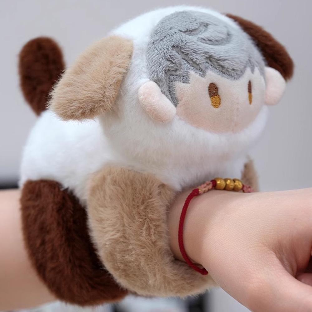 thumbnail image 5 of Wartleves Lindo muñeco de animal para la muñeca, pulsera para niños, juguete de peluche, muñeco de chasquido, 5 of 7