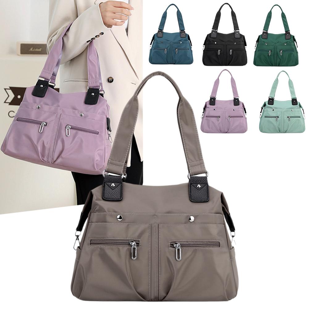 thumbnail image 2 of Wartleves Bolso de mano de nailon, bolso de hombro con múltiples bolsillos, resistente al agua y de gran capacidad π) NUEVO, 2 of 7