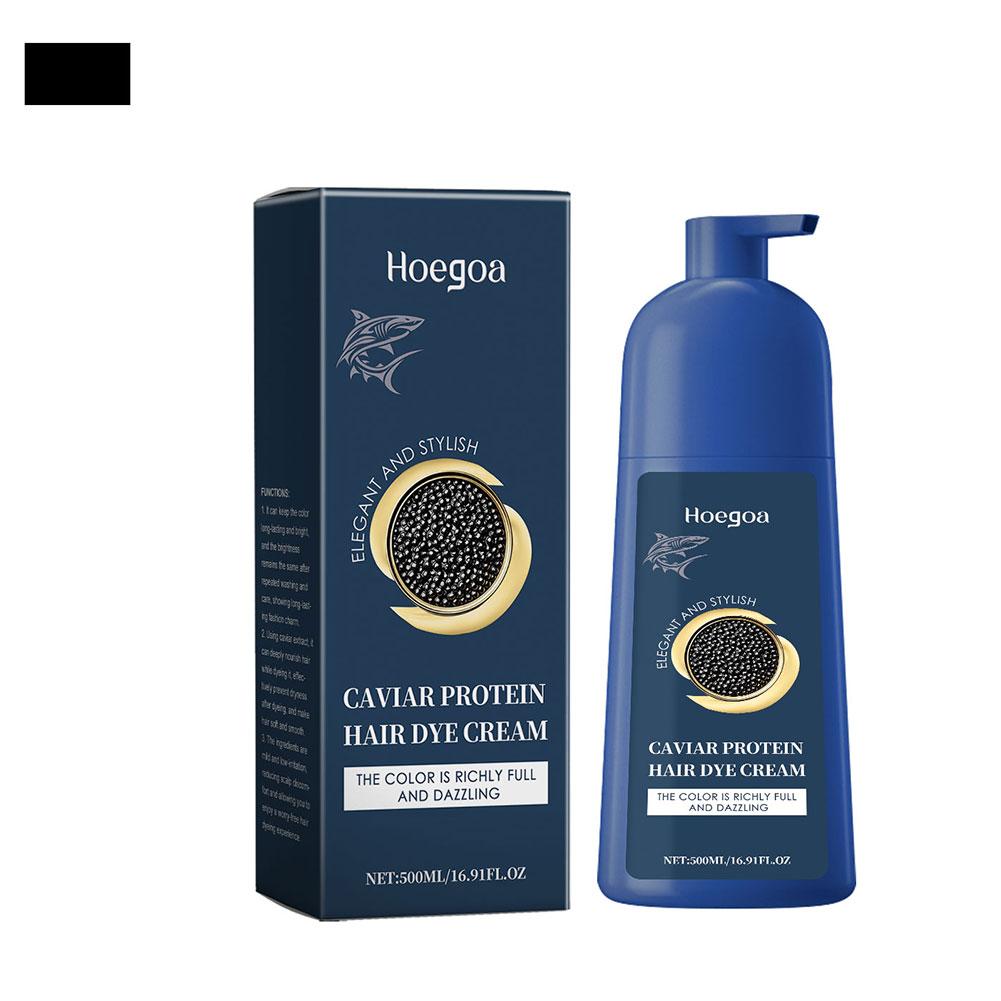 thumbnail image 5 of SGACAI Champú colorante vegetal suave para cabello con crema colorante de proteína de caviar, 5 of 7