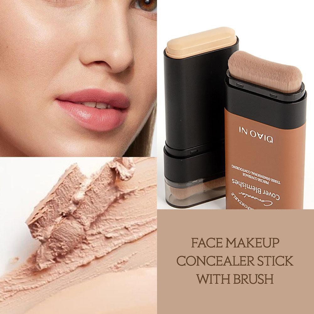 thumbnail image 4 of Wartleves Base de maquillaje en barra Cobertura natural Corrector de doble punta B9Y4, 4 of 7