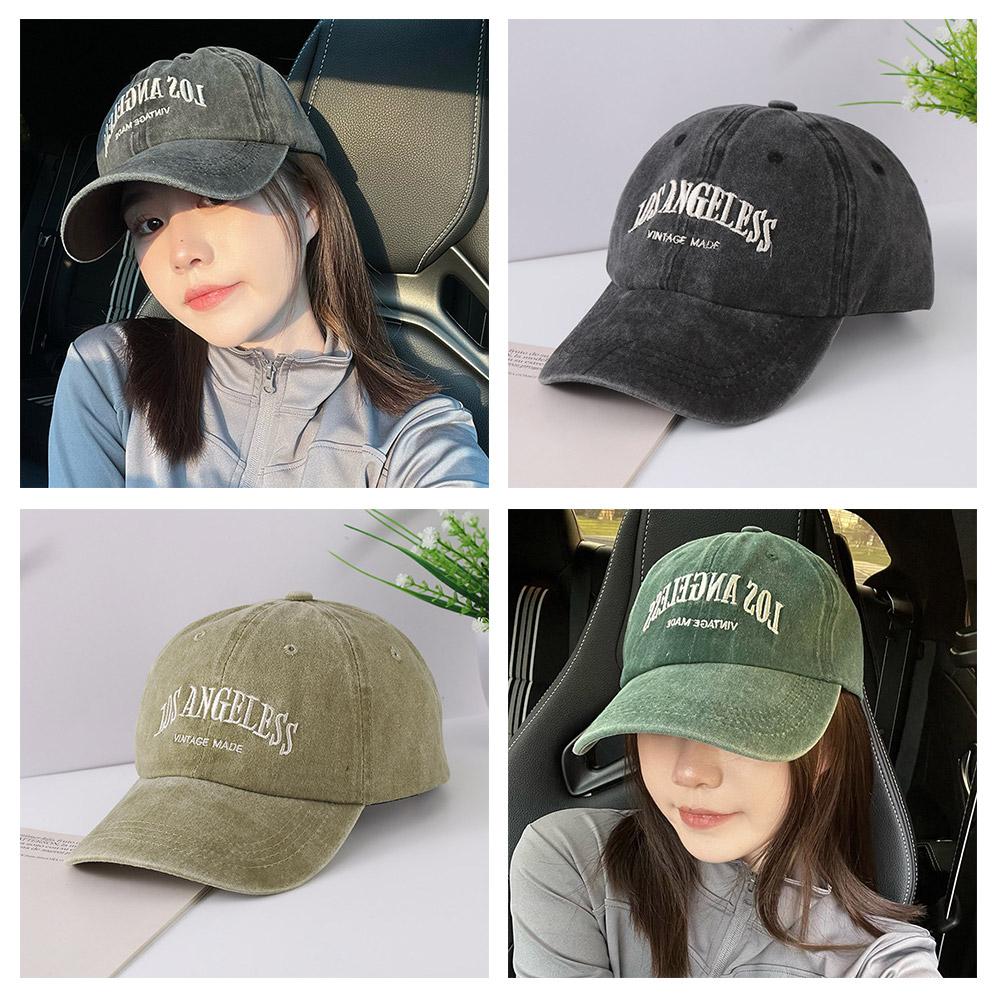 thumbnail image 2 of SGACAI Gorra de béisbol unisex retro bordada con letras, gorra de protección solar ш* √ Outdoor E59C, 2 of 7