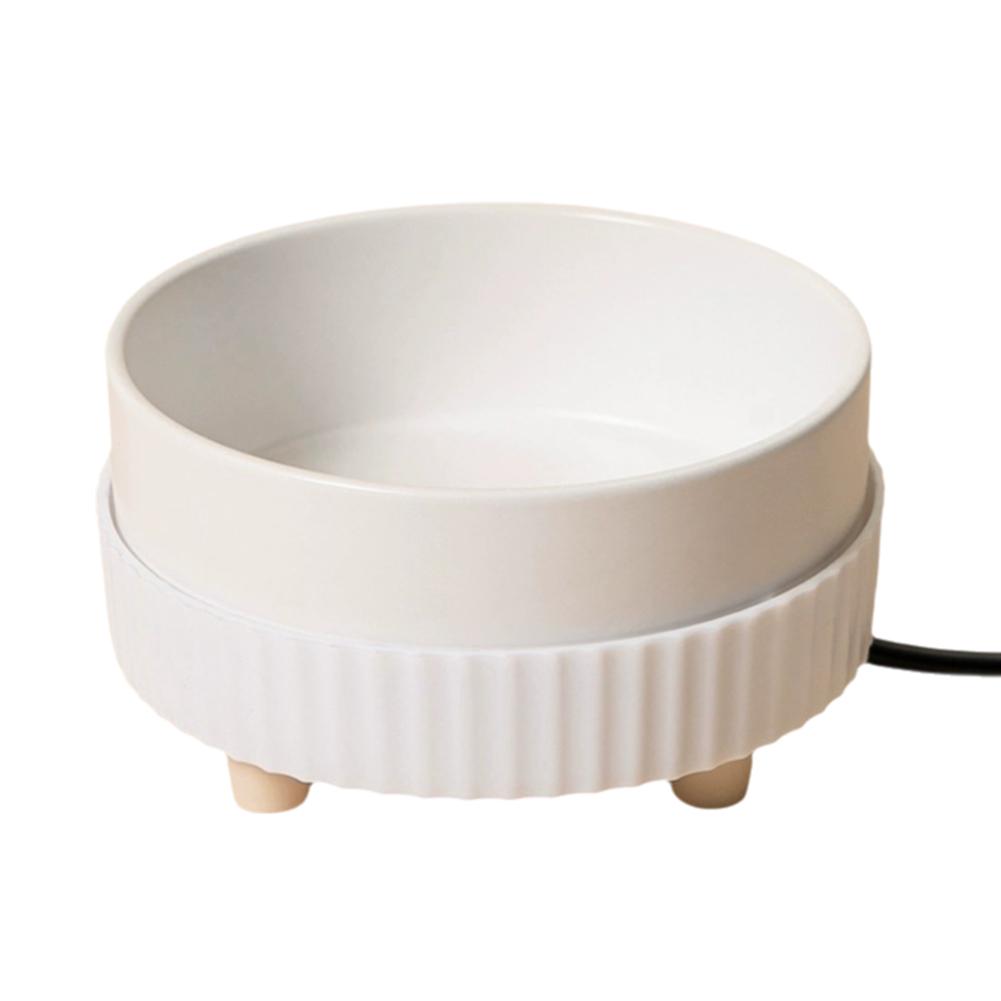 thumbnail image 5 of Wartleves Cuenco de agua calentado eléctrico para gatos, perros, plato de agua para mascotas, cuenco de alimentación para mascotas de 350 ml, 5 of 7