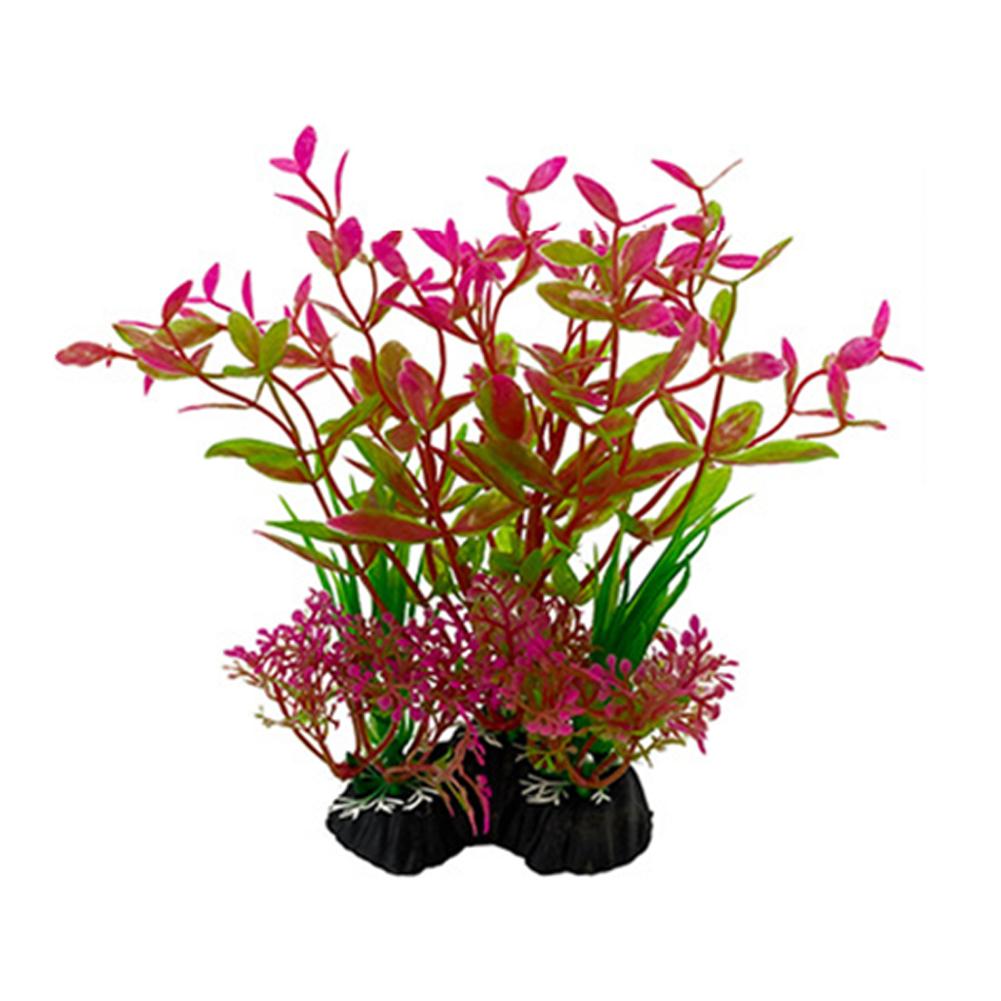 thumbnail image 4 of Ruifaya Plantas de césped acuático de plástico artificial de varios colores para decoración de acuarios, 4 of 7