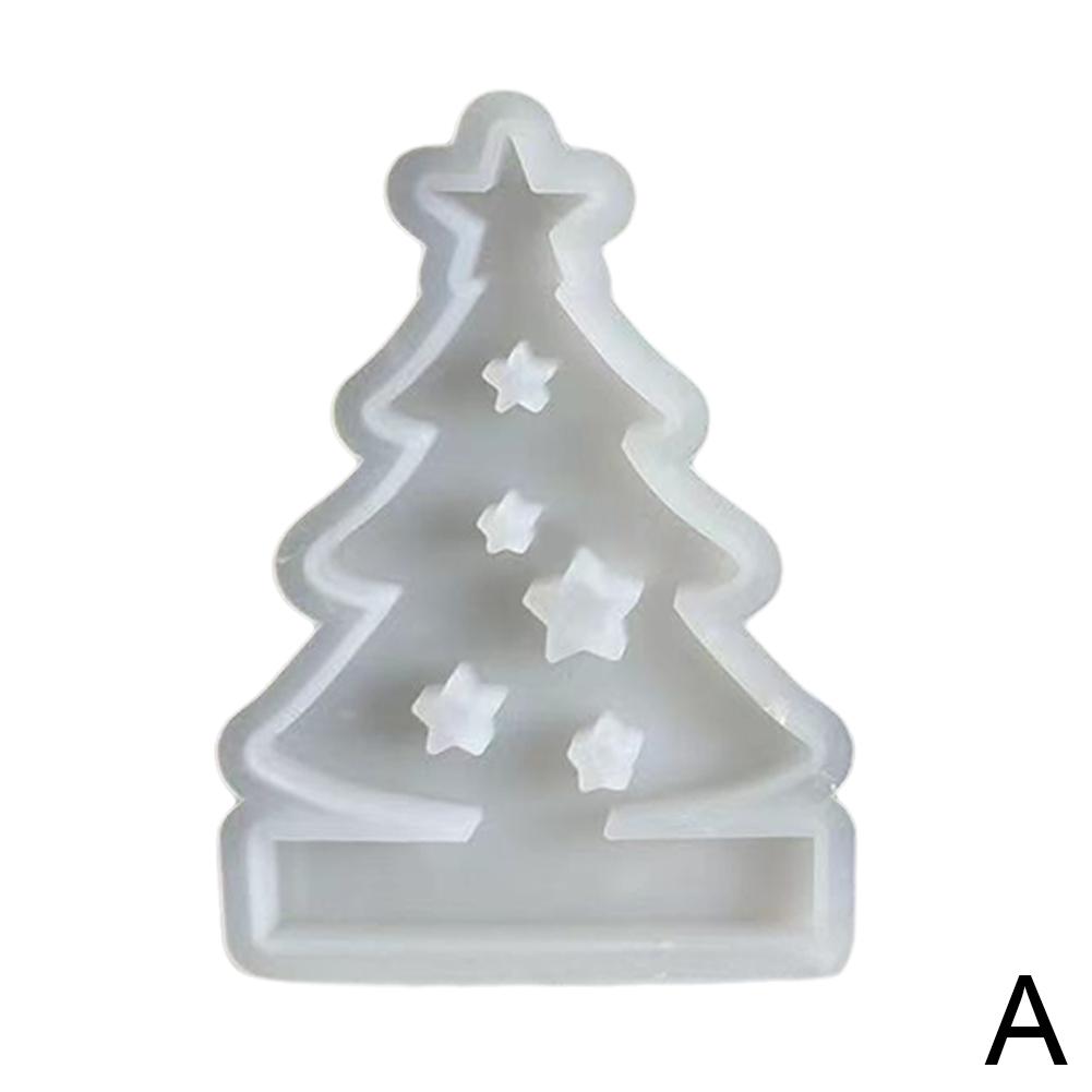 thumbnail image 3 of Ruifaya Moldes de silicona, portavelas, portavelas de árbol de Navidad, moldes para velas♯, 3 of 7