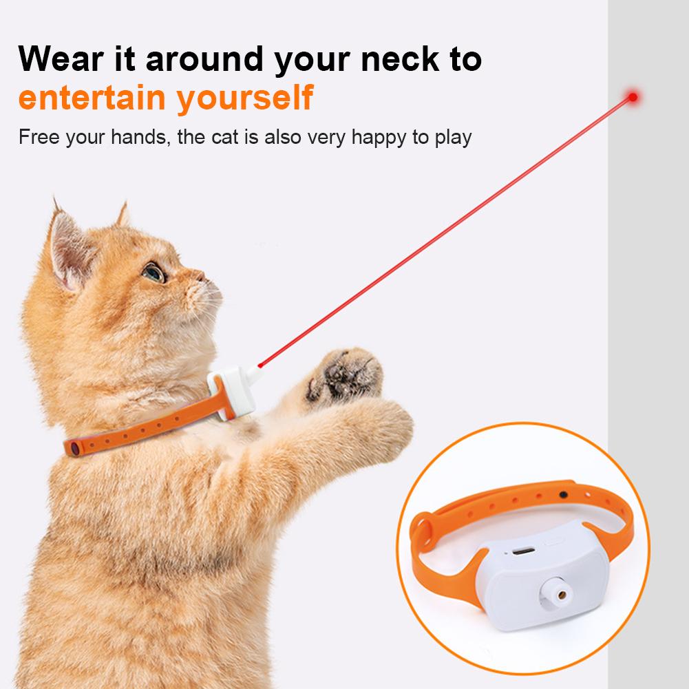 thumbnail image 2 of Ruifaya Collar de juguete interactivo recargable para mascotas y gatitos para aliviar la ansiedad, venta decorativa, 2 of 7