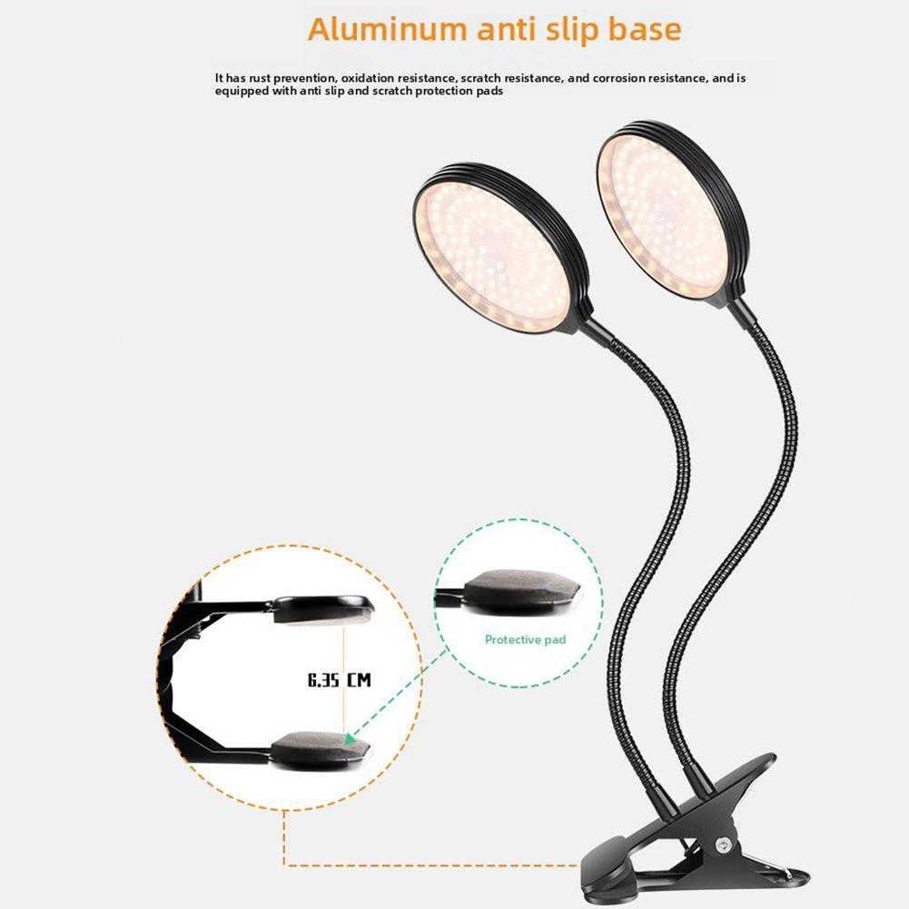 thumbnail image 3 of Wartleves Luz LED para cultivo de plantas USB de espectro completo para crecimiento de flores en interiores, 3 of 7