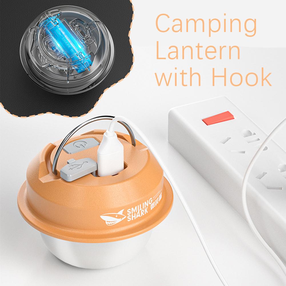 thumbnail image 3 of Wartleves Linterna de camping con gancho, luces de camping para exteriores, recargable W1B7, 3 of 7