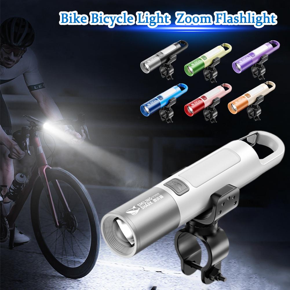 thumbnail image 2 of SGACAI Luz delantera LED con luz trasera Linterna recargable para accesorios Zoom Linterna delantera MTB Linterna de ciclismo, 2 of 7