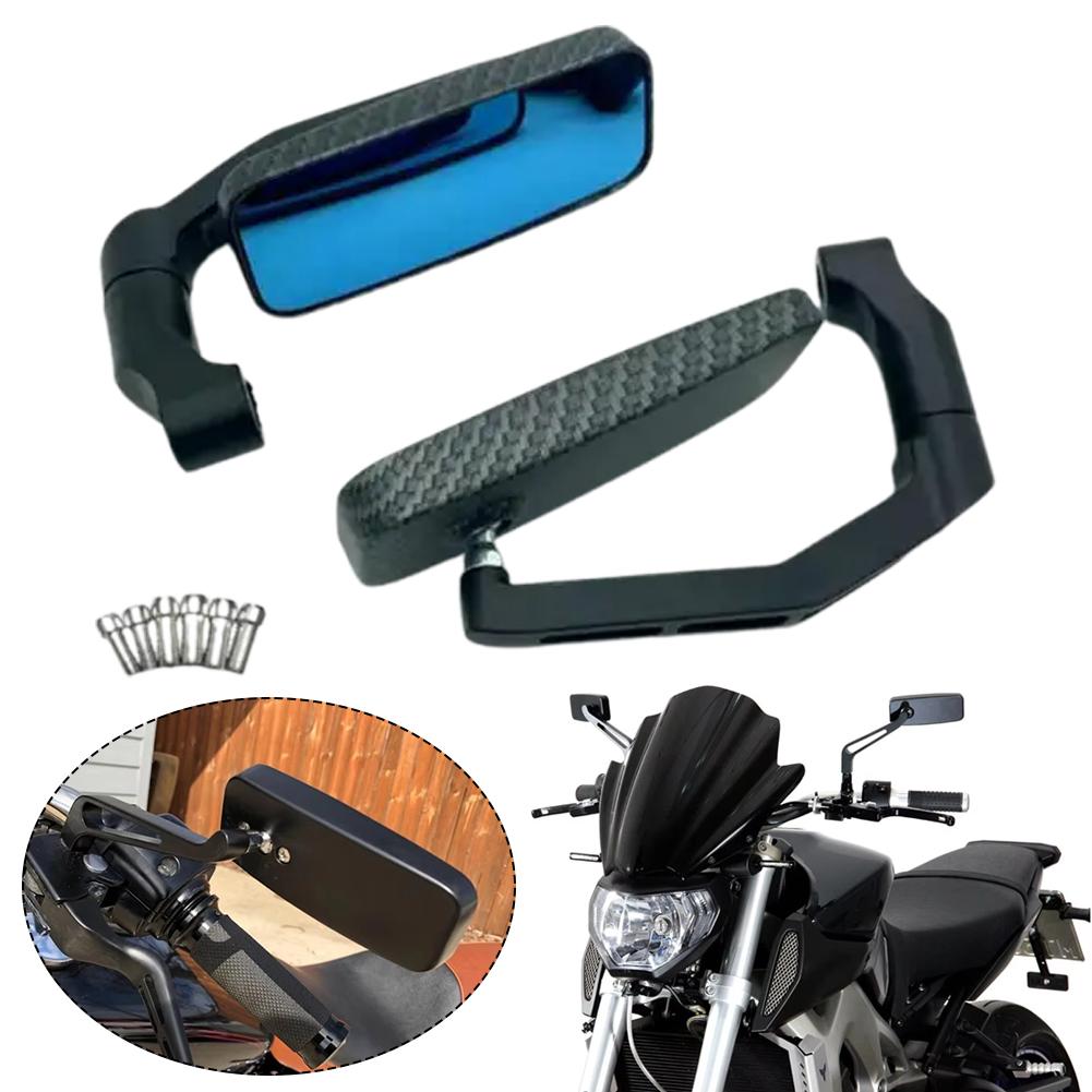 thumbnail image 4 of Ruifaya Espejos retrovisores laterales universales para motocicletas deportivas, cruisers y choppers, 4 of 7