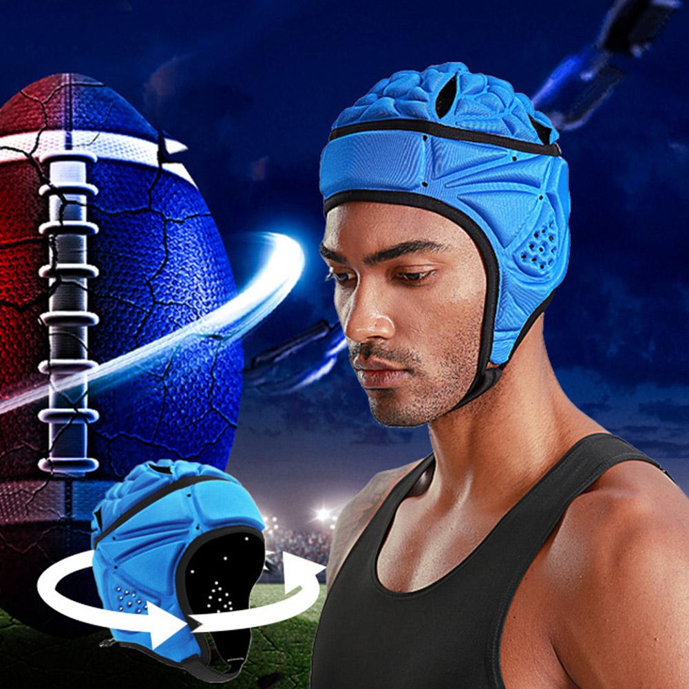 thumbnail image 2 of Ruifaya Casco acolchado de protección para fútbol, rugby, lacrosse y entrenamiento en equipo, 2 of 7