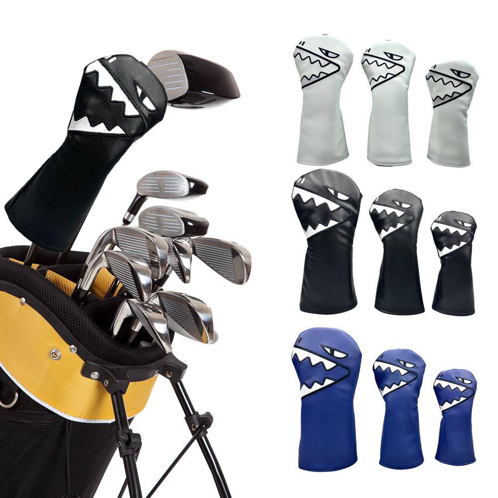 thumbnail image 2 of SGACAI Lote de fundas para cabeza de palo de golf de piel sintética divertidas K9, 2 of 7