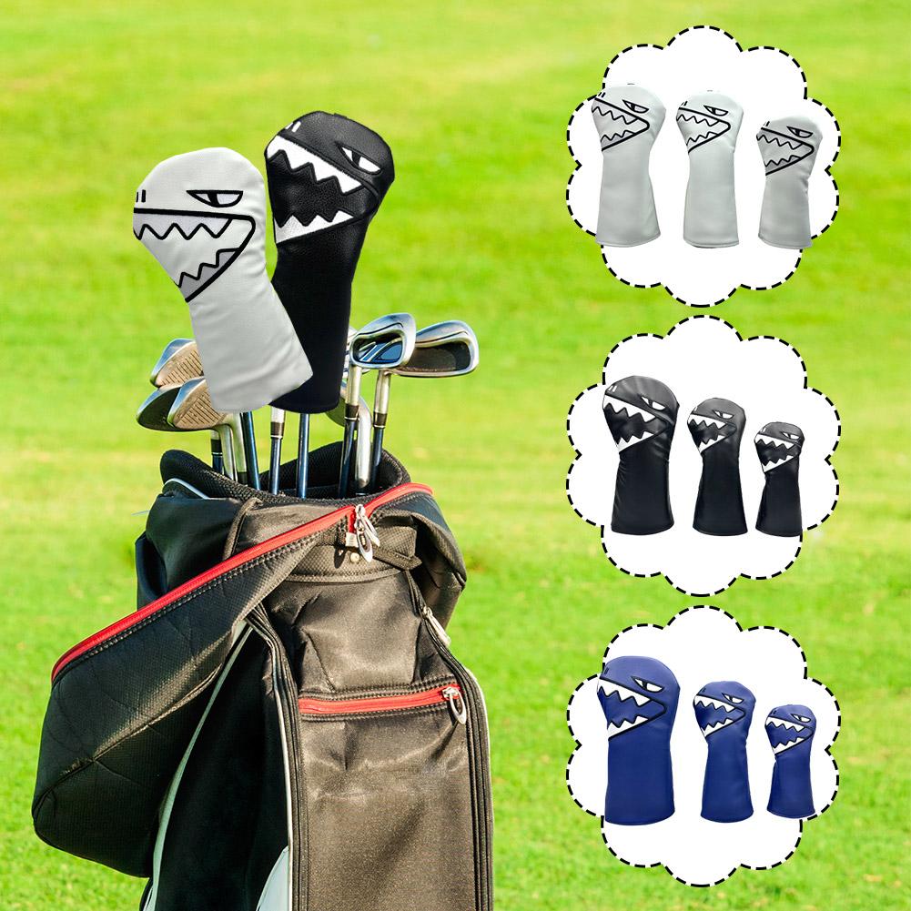 thumbnail image 3 of SGACAI Lote de fundas para cabeza de palo de golf de piel sintética divertidas K9, 3 of 7