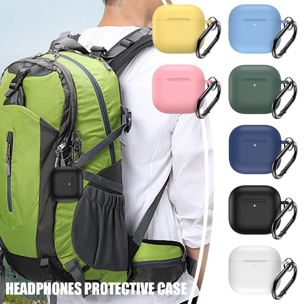 thumbnail image 3 of Wartleves Fundas protectoras para AirPods4 Fundas protectoras de silicona integradas, 3 of 7