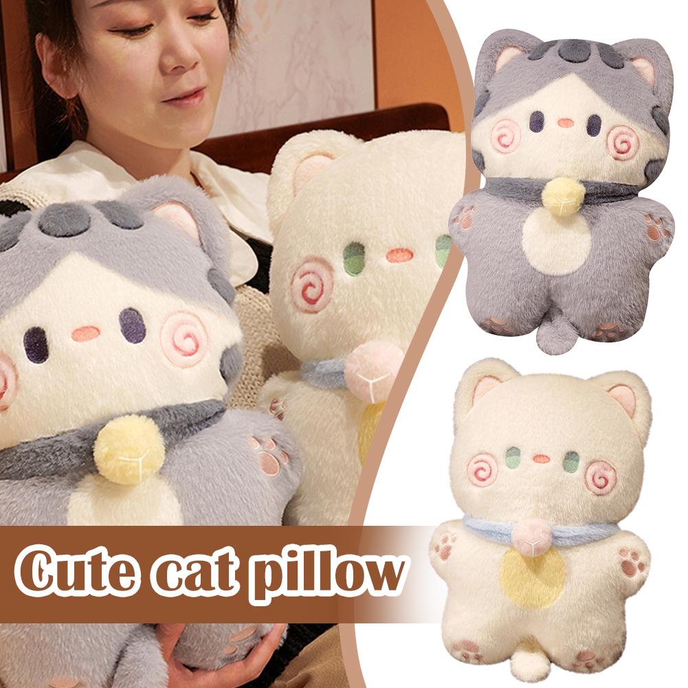 thumbnail image 3 of SGACAI Serie de juguetes de peluche de gato amigo, regalo de cumpleaños, gatito, muñeco de juguete, almohada B6, 3 of 7