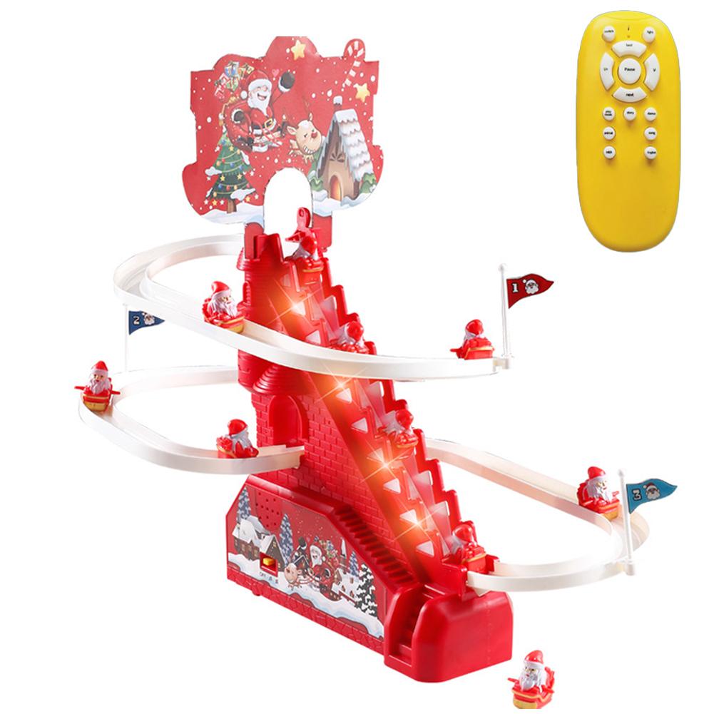 thumbnail image 4 of SGACAI Papá Noel eléctrico sube escaleras y se desliza por pistas controladas a distancia, 4 of 7