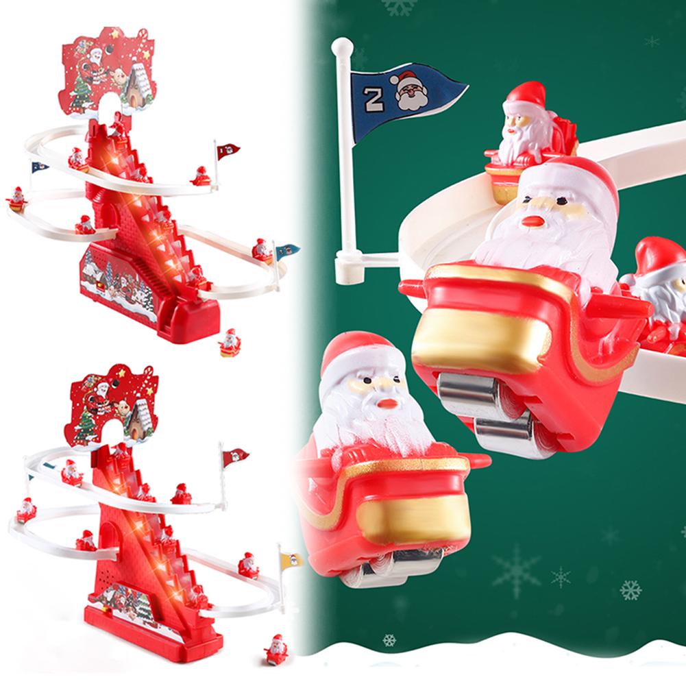 thumbnail image 2 of SGACAI Papá Noel eléctrico sube escaleras y se desliza por pistas controladas a distancia, 2 of 7