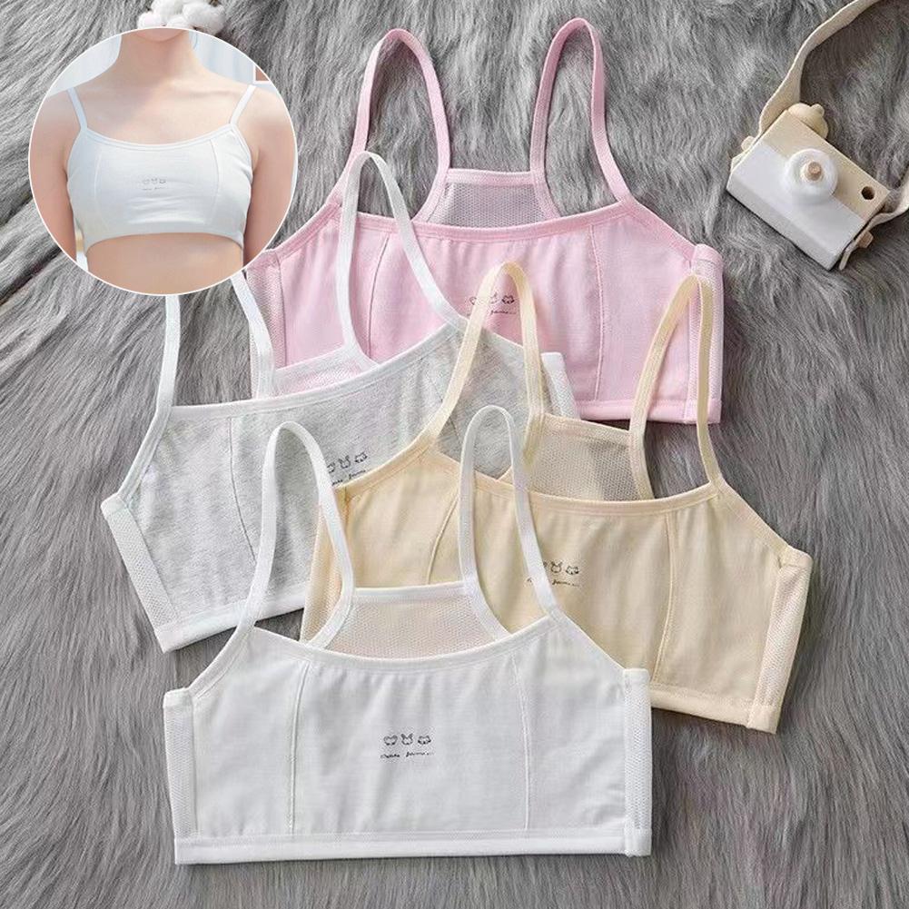thumbnail image 3 of Wartleves Camisola interior para niñas, linda camiseta de algodón., 3 of 7