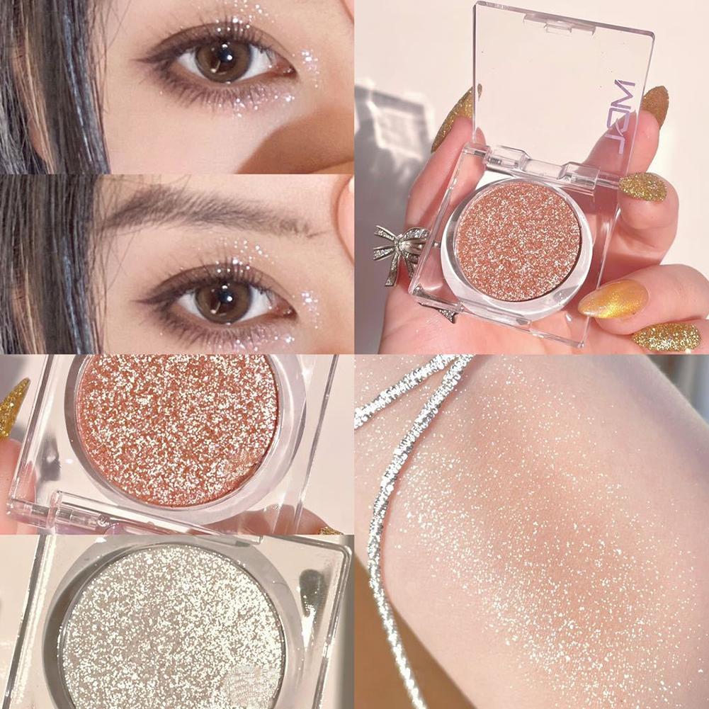 thumbnail image 2 of SGACAI Sombra de ojos con purpurina Polvo fino con purpurina Maquillaje de ojos Maquillaje de escenario Polvo brillante*, 2 of 7