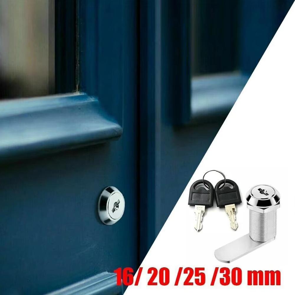 thumbnail image 2 of SGACAI Cerradura para cajón, buzón, cerradura de leva, puerta de armario, cerradura de lengüeta con 2 llaves, 2 of 7