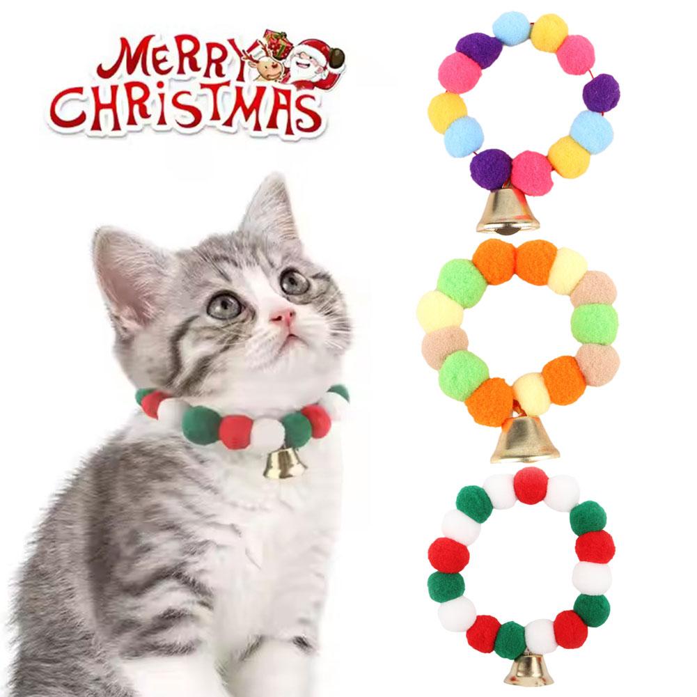 thumbnail image 2 of Wartleves Collar elástico de seguridad para mascotas con cascabeles para gatos y perros de Navidad, 2 of 7