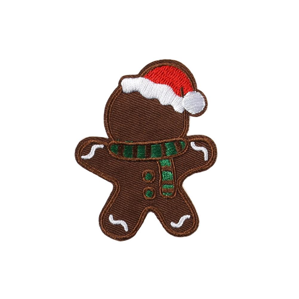 thumbnail image 5 of Ruifaya Parches navideños para planchar, parches bordados para coser y reparar, para manualidades, ropa, decoración y bricolaje, parches navideños para planchar, 5 of 7