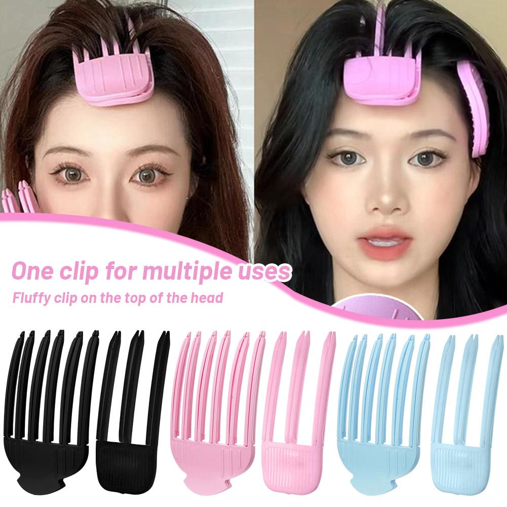 thumbnail image 3 of SGACAI Pinza para el pelo con forma de calavera alta de 3/6 dientes que no deja rastro, pinza para el pelo con forma de calavera alta y raíz esponjosa, pinza para el pelo esponjosa y perezosa, pinz, 3 of 7