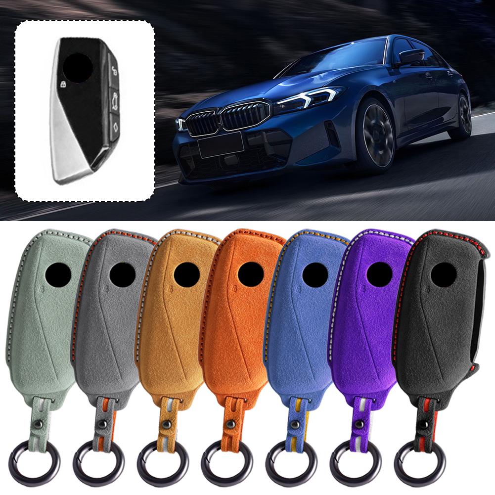 thumbnail image 3 of Ruifaya Funda para llave de coche para BMW Serie 7 X7 X1 U11 2023 I7 G07 LCI XM Lote de llavero F3, 3 of 7
