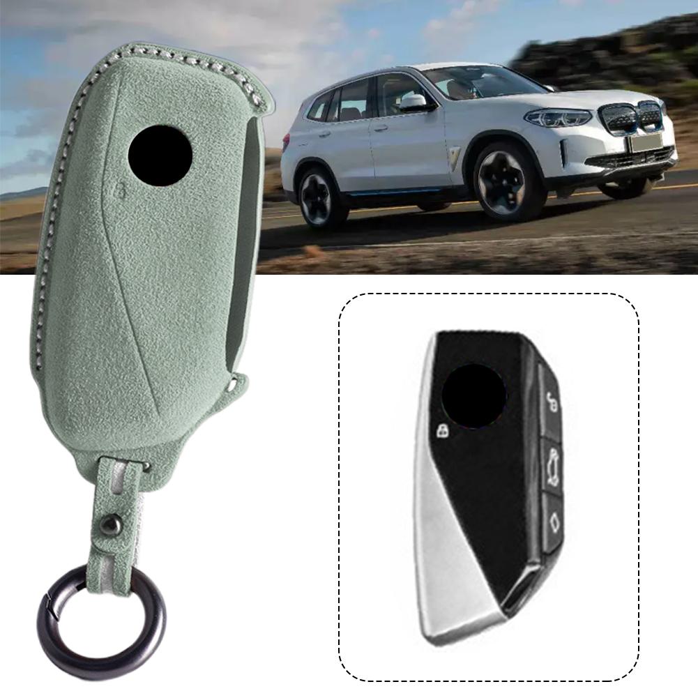 thumbnail image 2 of Ruifaya Funda para llave de coche para BMW Serie 7 X7 X1 U11 2023 I7 G07 LCI XM Lote de llavero F3, 2 of 7