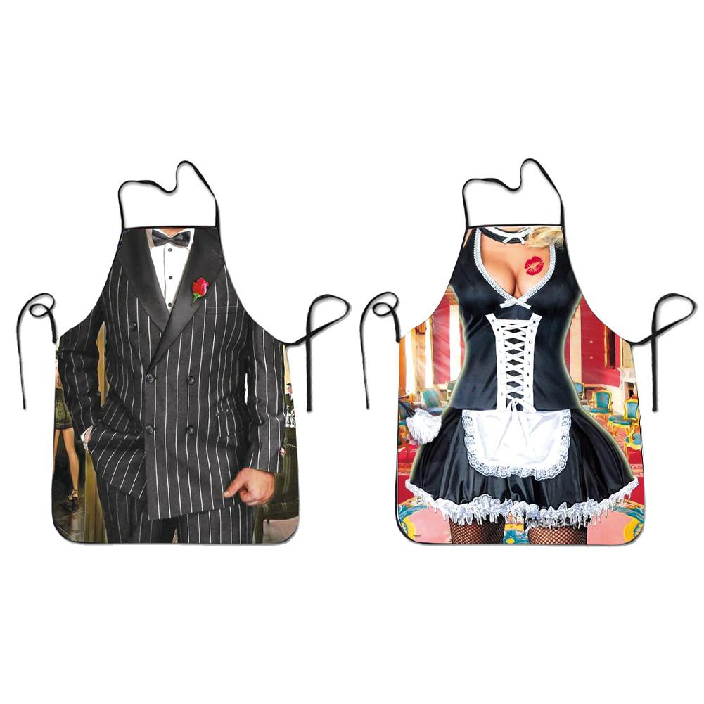 thumbnail image 4 of Ruifaya Delantal estilo pareja Delantal unisex para festivales de cerveza NUEVO, 4 of 7