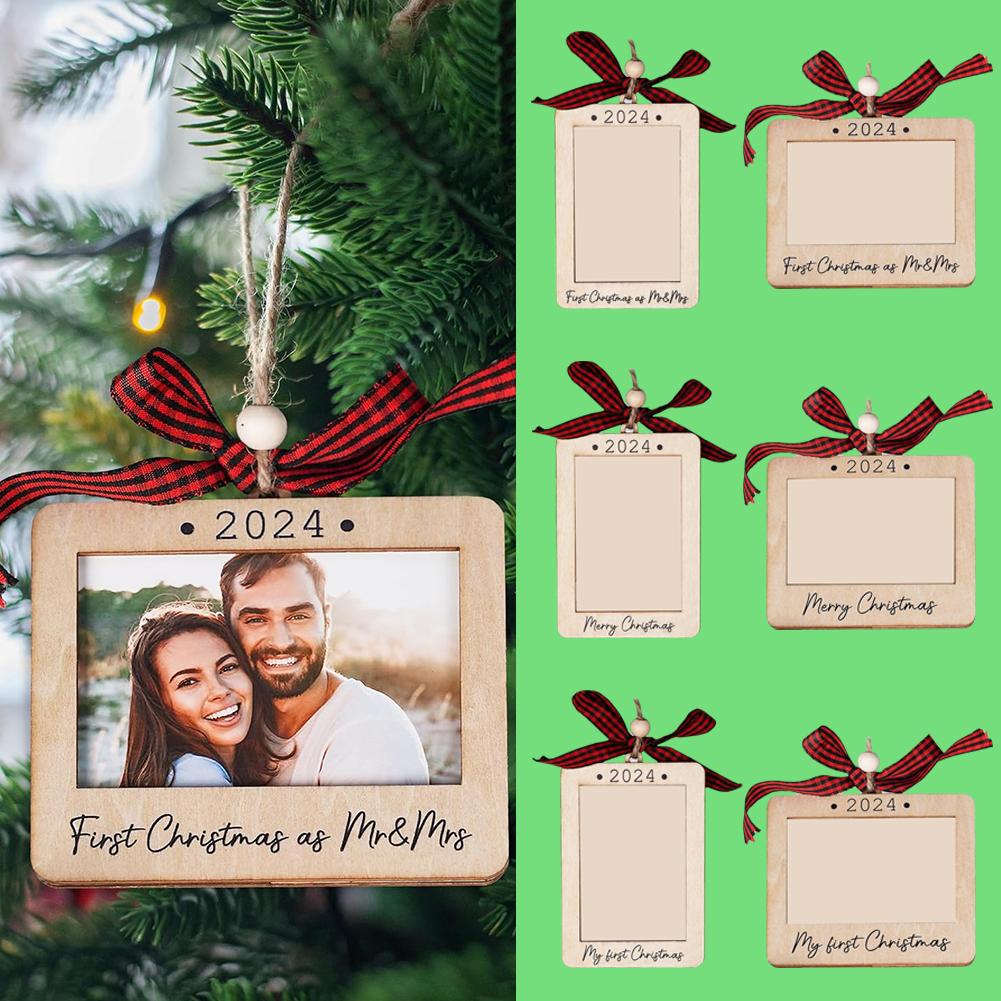 thumbnail image 3 of SGACAI 2024 Decoraciones con marcos de fotos para la primera Navidad del bebé CALIENTE DE NAVIDAD DIY Inicio, 3 of 7