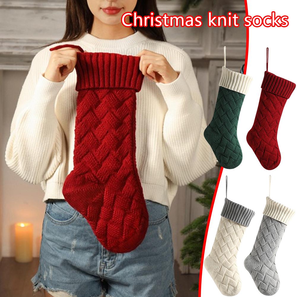 thumbnail image 3 of SGACAI Calcetines decorativos navideños Cómodos calcetines de punto exquisitos Regalo, 3 of 7