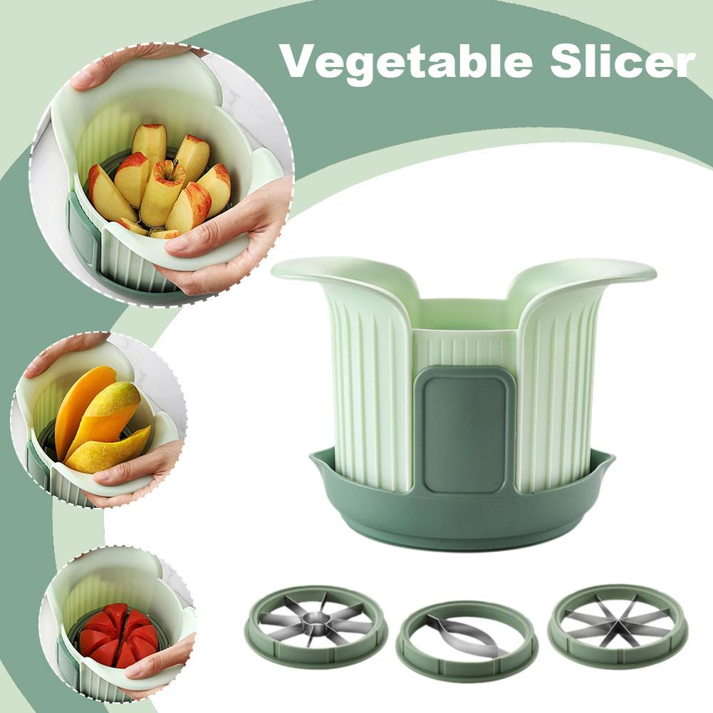thumbnail image 2 of SGACAI Cortador de frutas y verduras, utensilios de cocina de acero inoxidable multifuncionales, 2 of 7