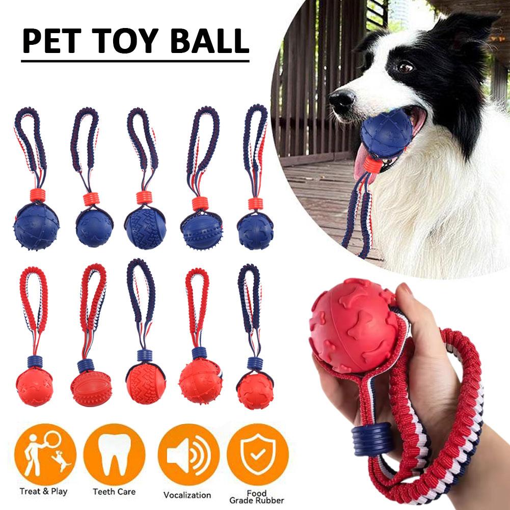 thumbnail image 2 of SGACAI Pelota para perros en una cuerda, juguetes para masticar, juguete interactivo, pelota de cuerda, juguetes fuertes para mascotas, el mejor, 2 of 7