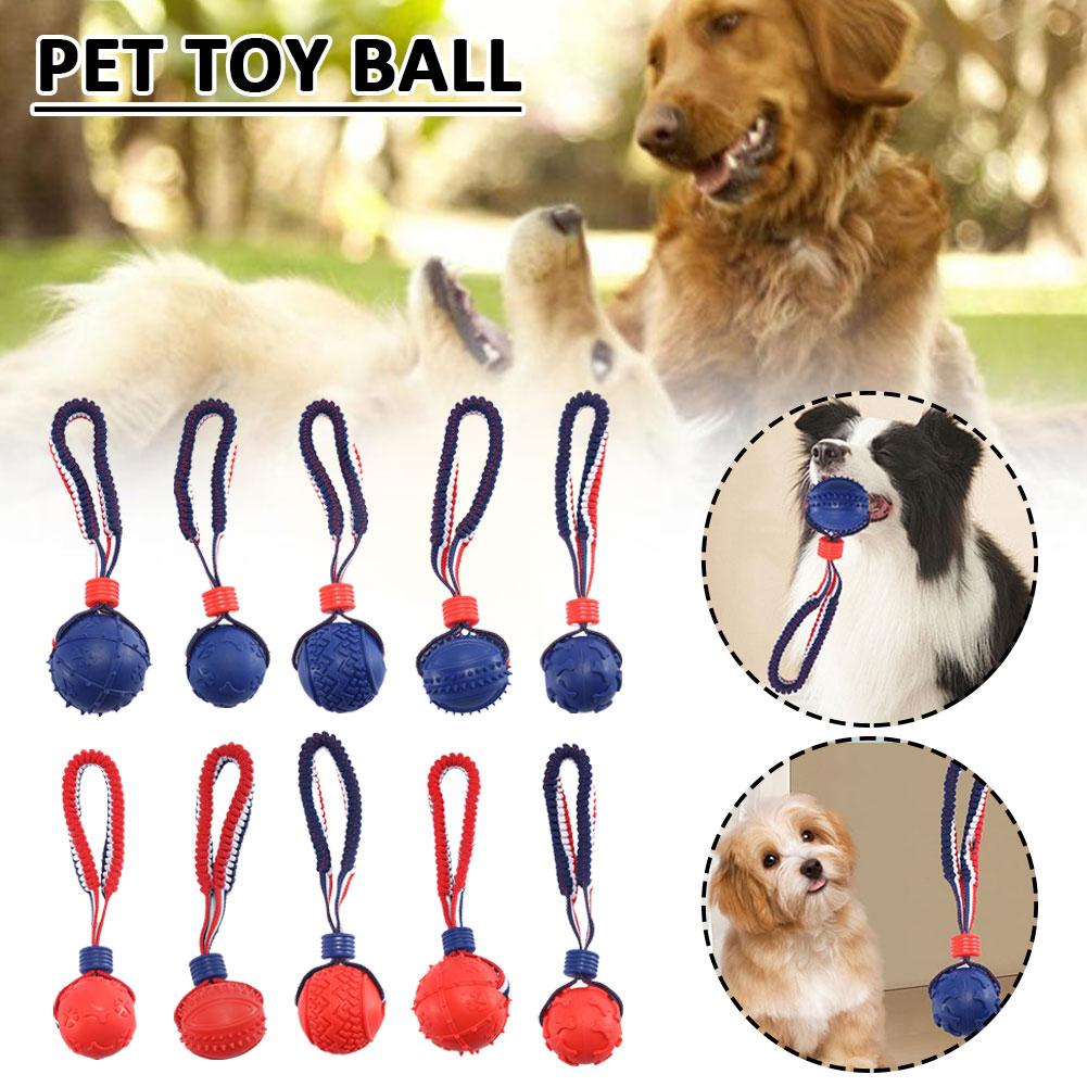 thumbnail image 4 of SGACAI Pelota para perros en una cuerda, juguetes para masticar, juguete interactivo, pelota de cuerda, juguetes fuertes para mascotas, el mejor, 4 of 7