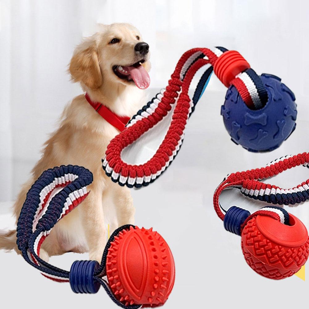 thumbnail image 3 of SGACAI Pelota para perros en una cuerda, juguetes para masticar, juguete interactivo, pelota de cuerda, juguetes fuertes para mascotas, el mejor, 3 of 7