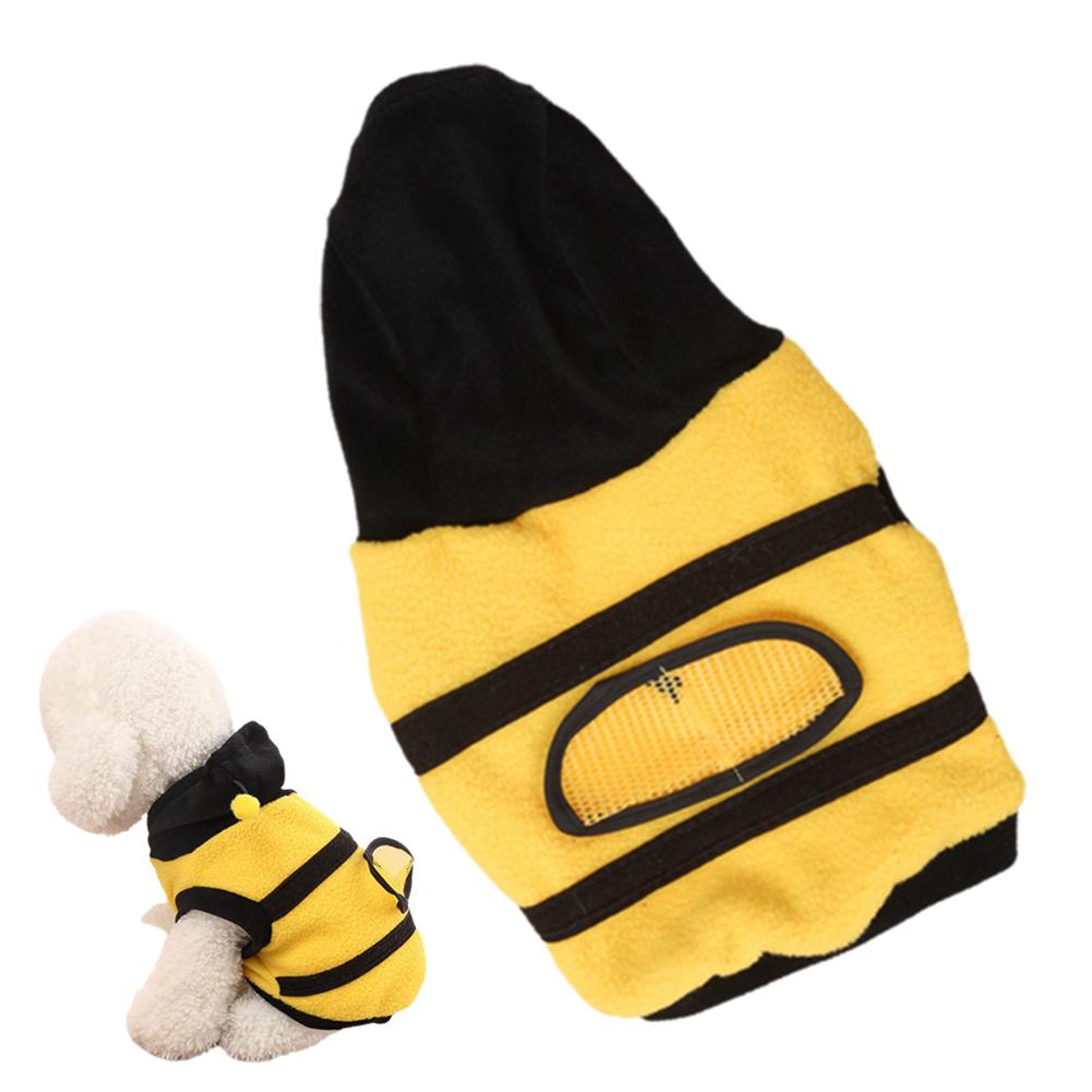thumbnail image 3 of SGACAI Disfraz de abeja para Halloween para mascotas, sudaderas con capucha para perros, disfraz de abeja, disfraz de gato suave para vacaciones, 3 of 7
