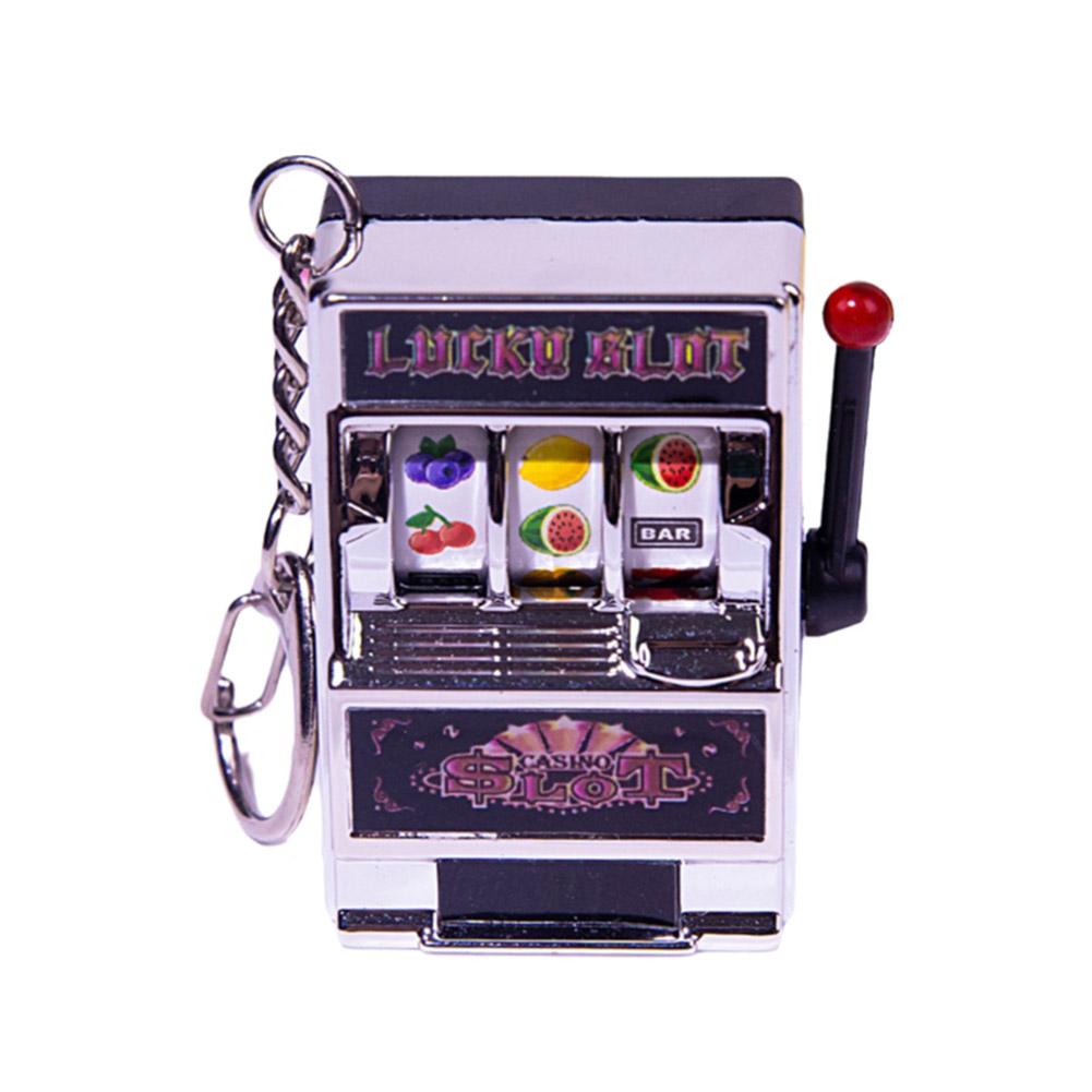 thumbnail image 3 of SGACAI Llavero de máquina tragamonedas HFINGAQEX, llavero de máquina de frutas de simulación creativa, llavero con forma de mini máquina tragamonedas de frutas, para regalos de fiesta de Navidad en, 3 of 7