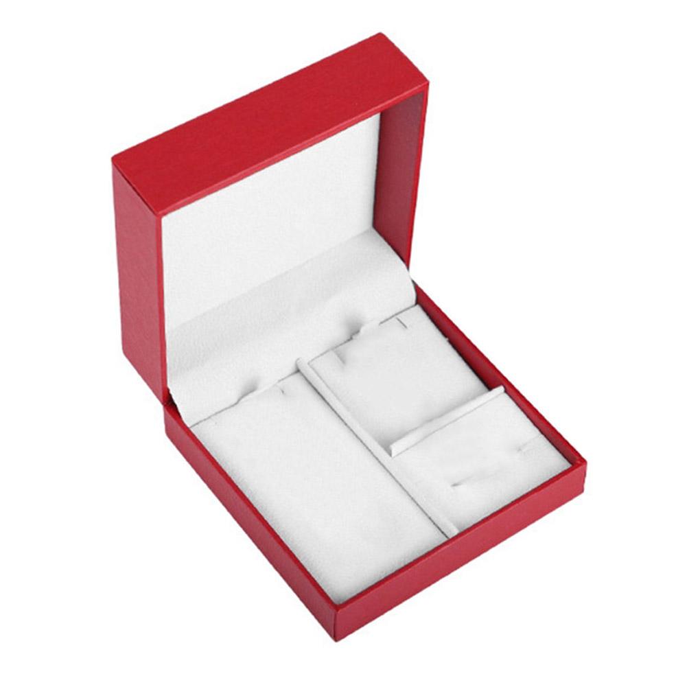 thumbnail image 5 of Ruifaya Caja de embalaje para collar y pendientes de tres piezas para joyería, tamaño L8R5 D4N5 C1, 5 of 7