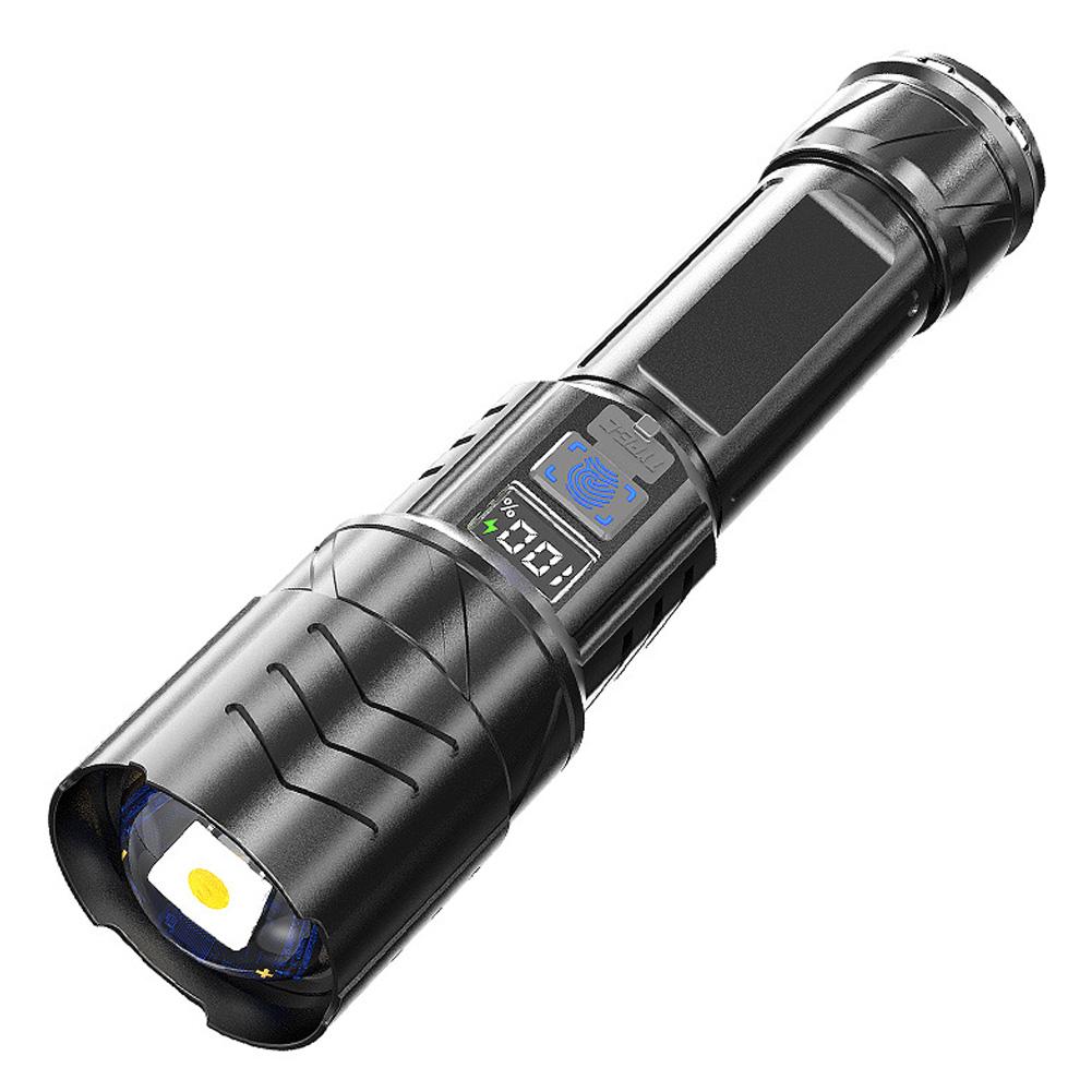 thumbnail image 4 of Ruifaya Linterna LED de ultra larga distancia con zoom telescópico, recargable por USB, 4 of 7