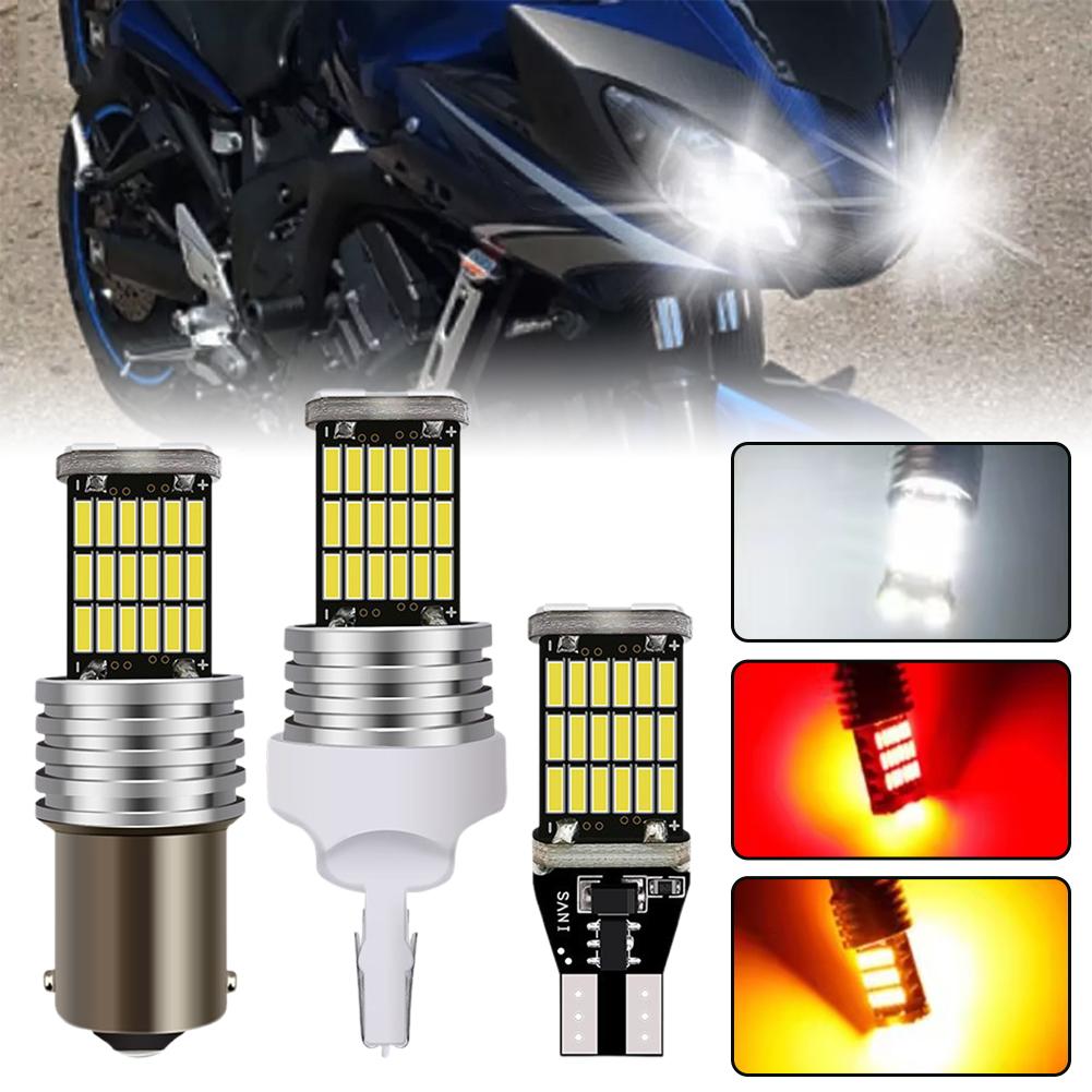 thumbnail image 3 of SGACAI Luces LED de alto brillo para motocicletas y automóviles T15 1156 7440 SY4 | Blanco | Rojo | Amarillo, 3 of 7