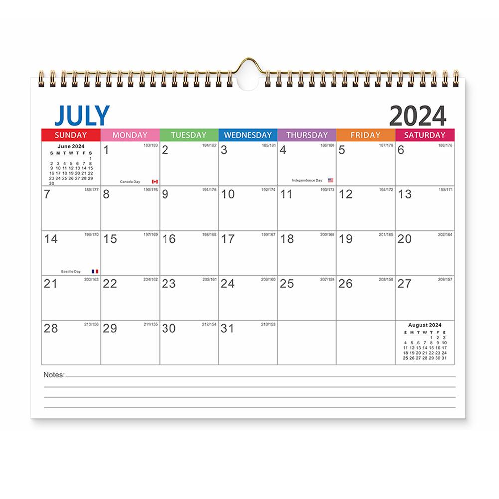 thumbnail image 4 of Wartleves El calendario de Skylight cubre los meses de julio de 2024 a diciembre de 2025 Hot Z8, 4 of 7