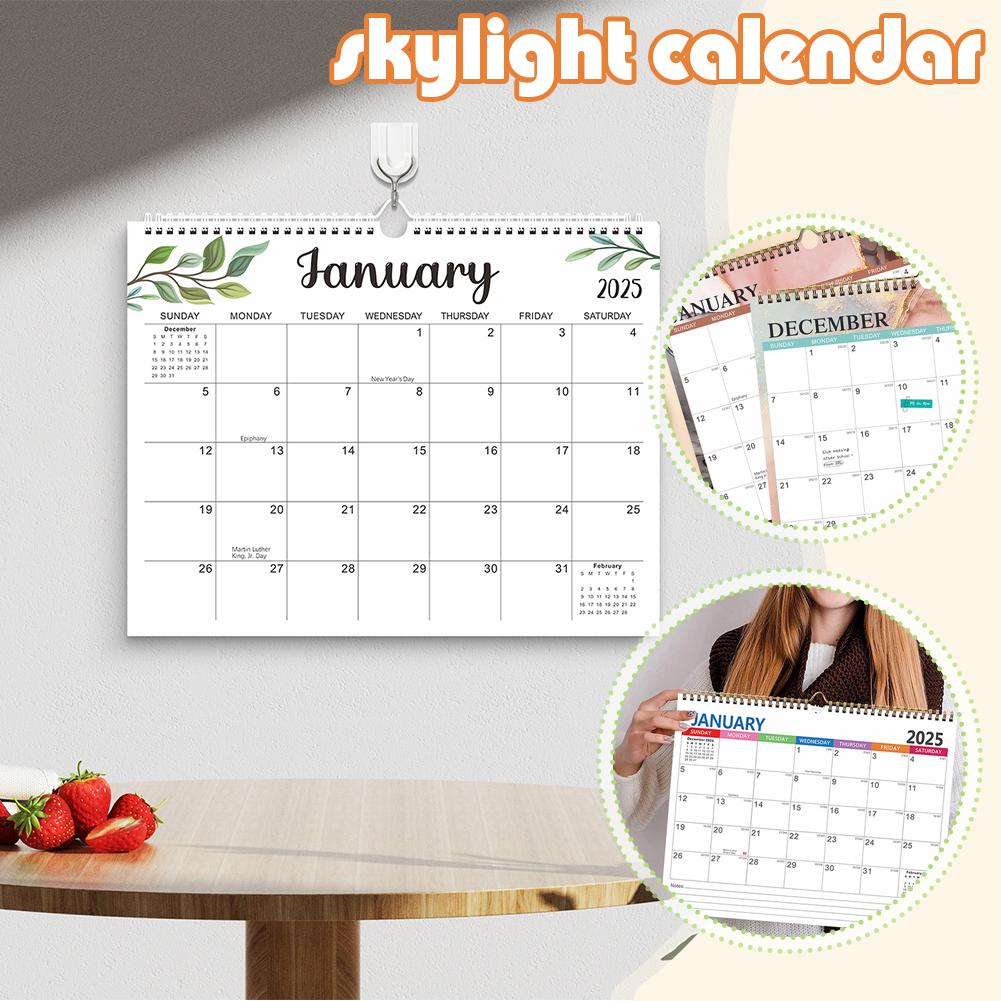 thumbnail image 2 of Wartleves El calendario de Skylight cubre los meses de julio de 2024 a diciembre de 2025 Hot Z8, 2 of 7