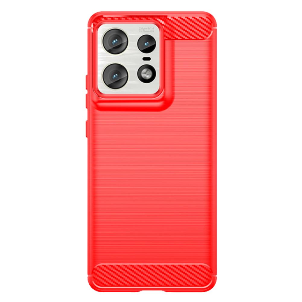 thumbnail image 5 of Wartleves Funda de teléfono TPU de fibra de carbono cepillada de silicona suave para Edge 50 Pro нщ к√, 5 of 7